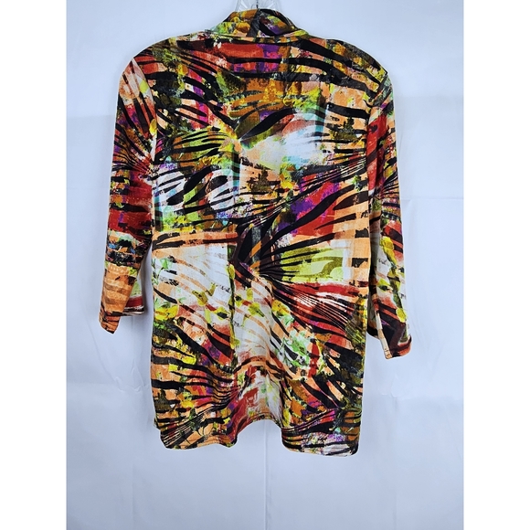 NWT Peck & Peck Open Front Boho Cardigan Women's Sm - Picture 2 of 5